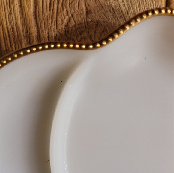 Vintage Fire King Oven Ware Divided Milk Glass Dish - Picture 4 of 8